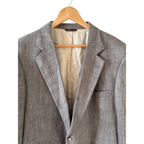 Rare Vintage Geoffrey Beene Couture Silk Blend Blazer Jacket - Picture 2 of 10